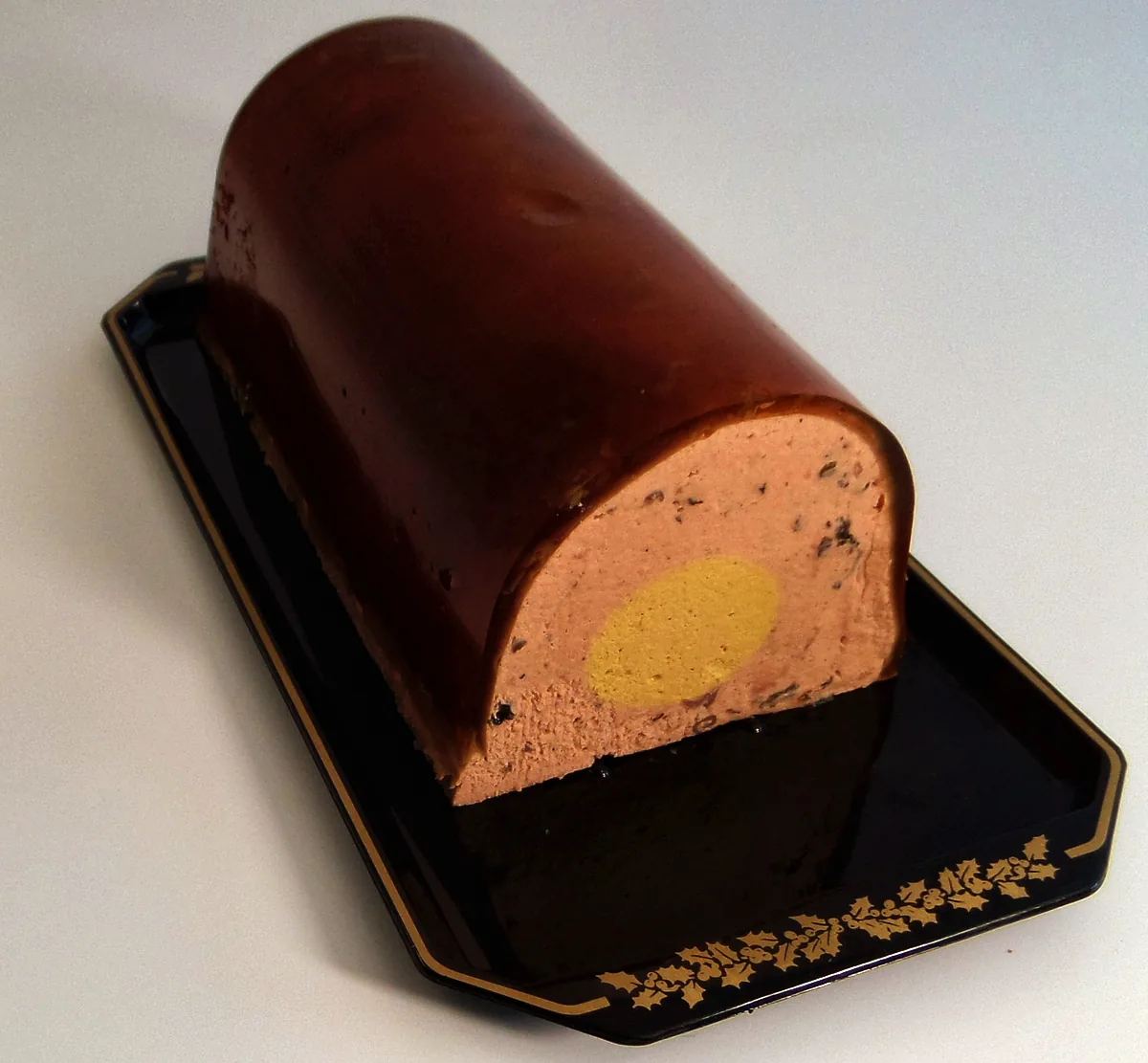 Crème forestière et médaillon de volaille